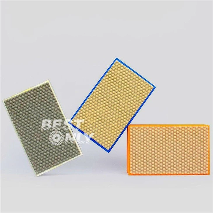 High-grit diamond polishing pads High-grit diamond polishing pads